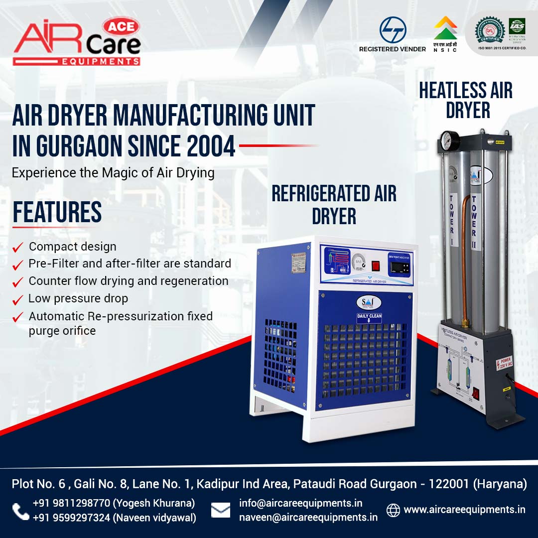 Factors To Consider When Investing In An Industrial Air Dryer